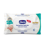 Вологі серветки дитячі делікатні CHICCO salv.baby delicate 60 шт.