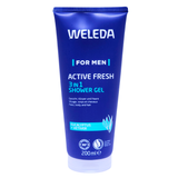 Гель для душа 3в1 для тела, волос и лица мужской WELEDA men s/g 3in1 act.f.m200