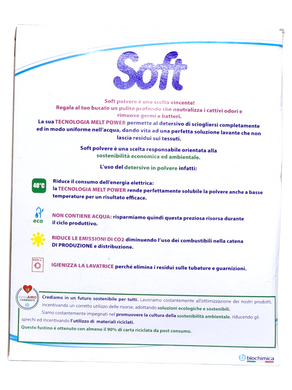 Пральний порошок для білих речей SOFT lav.polv.linf. bianco intenso105 прань 5250 г.