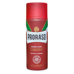 ПІНА ДЛЯ ГОЛІННЯ ДЛЯ ЖОРСТКОЇ ЩЕТИНИ PRORASO SCH.BARBA DURE 400 МЛ.