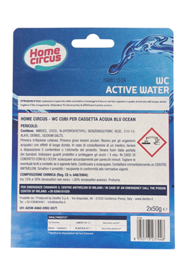 Кубики очищающие для унитаза HOME CIRCUS blocco cassetta blu pz2