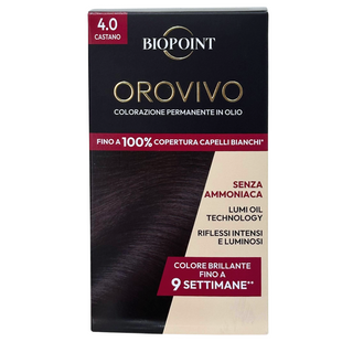 Фарба для волосся n.4.00 каштановий BIOPOINT orov.cast. 4