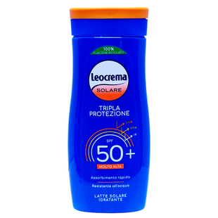 Солнцезащитное молочко LEOCREMA abbronzante latte solare 200 мл liquido FP50