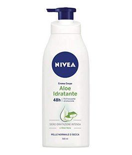 Крем для тіла зволожуючий для нормальної та сухої шкіри NIVEA cr.cor.fluid aloe 500 мл.
