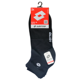 Шкарпетки бавовняні LOTTO.calz.midi nero 39/42 pz3