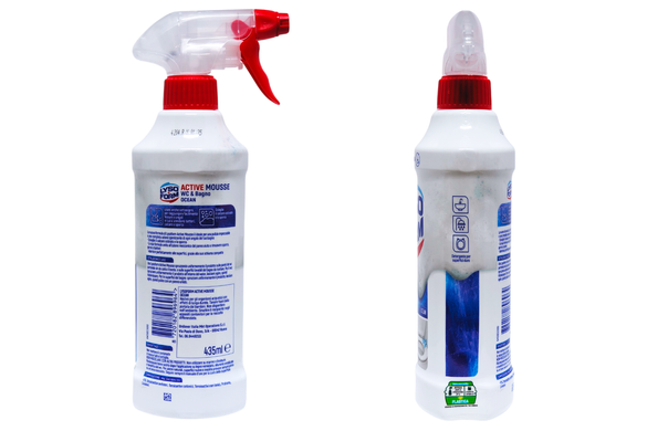 Средство для ухода за туалетом та ванною кімнатою мус LYSOFORM wc & bagno active mousse ocean trigger 435 ml