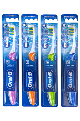 Зубна щітка електрична на батарейках середньої жорсткості ORAL-B spazzolini denti pulsar pila 35 medio
