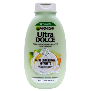 Шампунь для волосся зволожуючий ULTRA DOLCE sh latte di mandorla 250 мл.