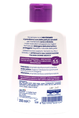 Засіб для інтимної гігієни заспокійливий NEUTROMED det.int.len. ml200