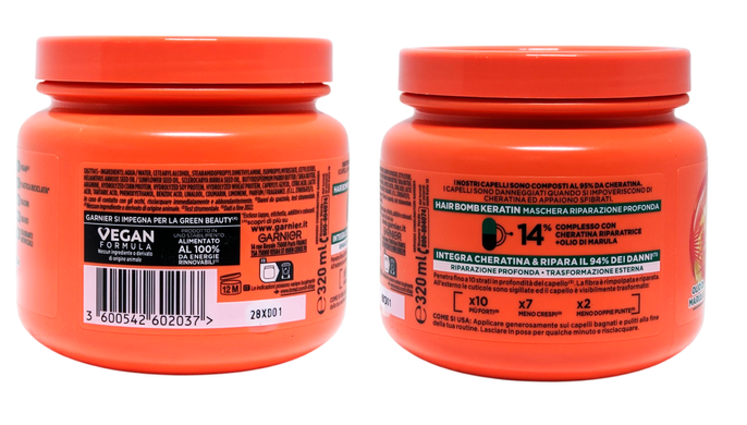 Маска для волос FRUCTIS masc. 320 ml ripara & rinforza