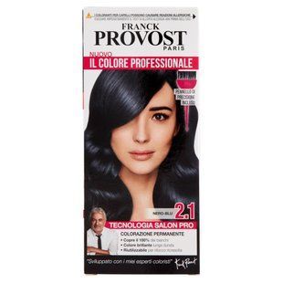 Краска для волос n.2.1 чорний з синім відтінком FRANCK PROVOST nero-blu 2.1