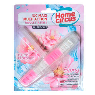 Ароматичний блок для унітазу &laquo;півонія&raquo; HOME CIRCUS wc tabs MAXI m.bloss. 40 г. 1 шт.