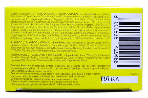 Фарба для волосся n.630 темно-русявий золотистий bloom DIKSON 630 biondo sc dorato crema color.