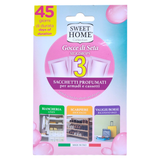 Освежитель для гардероба SWEET HOME sacchetti profumati 3pz gocce di seta