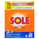 Стиральный порошок уіверсальний SOLE lavatr fustone 78 mis kg 3,90 bianco splendente