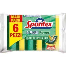 Кухонные губки SPONTEX spugna abras.fibra plus 6 шт.
