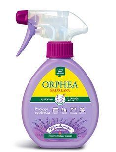 ОСВЕЖИТЕЛЬ В ГАРДЕРОБ ПРОТИВ МОЛИ СПРЕЙ ORPHEA SPRAY SALVALANA ANTITARME PROF. LAVANDA MAILLETTE 150 ML