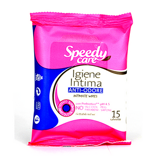 Влажные салфетки для інтимної гігієни SPEEDY care salv.int. 15 шт.