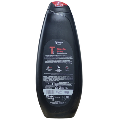 Гель для ванни та душу DERMOMED bagno ml 650 uomo tonicita ginseng