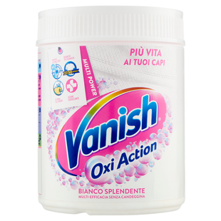 Плямовивідник відбілювач для тканин сипучий VANISH SMAC.oxy act.bianc. 500 г.