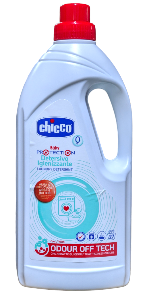 Купить 【ЖИДКОЕ СРЕДСТВО ДЛЯ СТИРКИ ДЕТСКИЙ ДЕЗИНФИЦИРУЮЩИЙ CHICCO  DET.IGIEN.BABY 0+27 СТИРКА 1500 МЛ.】из Италии — Магазин Acqua&Sapone