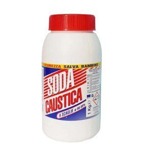 Універсальний засіб для чищення каустична сода DR.BATTESTINI soda caustica a scaglie 1000 г.