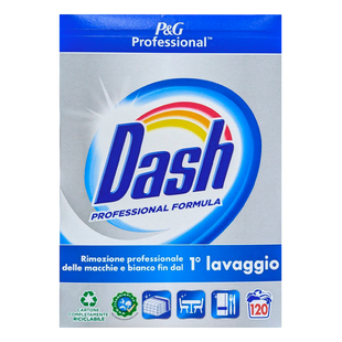 Пральний порошок універсальний DASH fustone lavatr 120 mis hygiene professional