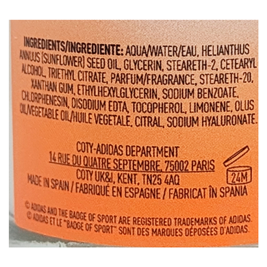 Дезодорант для тела кульковый ADIDAS s&m deo energy r-on m50