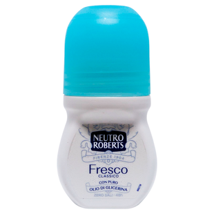 Дезодорант для тіла кульковий NEUTRO ROBERTS roll-on deodorante fresco classico 50 мл.
