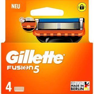 Змінні насадки до бритви для гоління GILLETTE fus.5 ric.manual 4 шт.