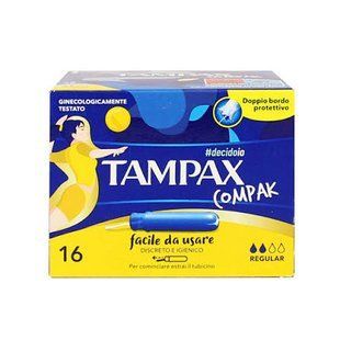 Женские тампоны TAMPAX assorb regular compak x16