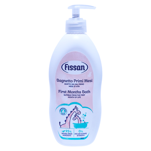 Гель-шампунь 2в1 для тіла та волосся дитячий FISSAN baby bs primi mesi m400