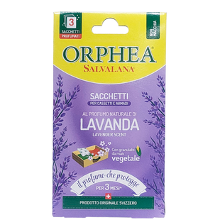 Освіжувач в гардероб проти молі пакетики ORPHEA salvalana casset.p3 lavanda 3 шт.