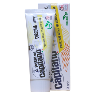 Зубна паста PASTA DEL CAPITANO dent. ml.75 curcuma propoli