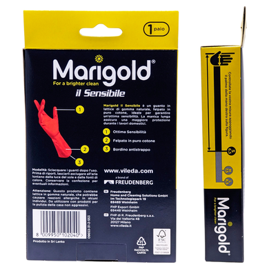 Перчатки для уборки s 6&frac12; MARIGOLD sensibile 1 пара