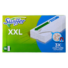 ЗМІННІ СЕРВЕТКИ ДЛЯ ШВАБРИ SWIFFER MAXI RICAMBIO PANNI 16 ШТ.