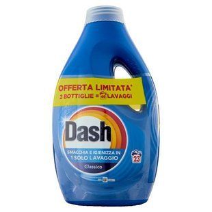 ЖИДКОЕ СРЕДСТВО ДЛЯ СТИРКИ УНИВЕРСАЛЬНОЕ DASH LAVATRICE 23 LAVAGGI ML 1150 CLASSICO X2 BIPACK (2300 ML)