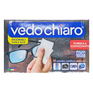 Вологі серветки для чищення окулярів VEDO CHIARO salv.occhiali 16 шт.