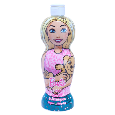 Гель-шампунь 2в1 для тела и волос детский AIR-VAL barbie s/g 1d 2in1 ml400