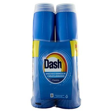ЖИДКОЕ СРЕДСТВО ДЛЯ СТИРКИ УНИВЕРСАЛЬНОЕ DASH LAVATRICE 23 LAVAGGI ML 1150 CLASSICO X2 BIPACK (2300 ML)