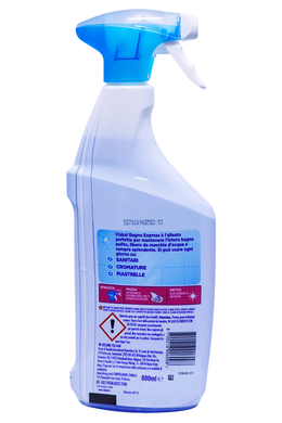 Засіб для догляду за ванною кімнатою VIAKAL spray ml 800 bagno express fiori