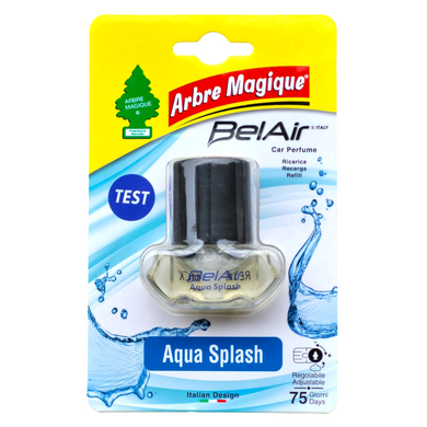 ОСВІЖУВАЧ ПОВІТРЯ В АВТОМОБІЛЬ ЗАПАСКА ARBRE MAGIQUE BELAIR DEO AUTO RIC. AQUA SPLASH