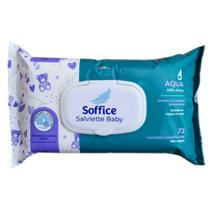 ВЛАЖНЫЕ САЛФЕТКИ ДЕТСКИЕ SOFFICE SALVIETTE BABY 72 ШТ