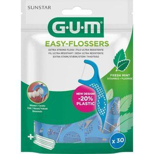 Зубна нитка з тримачем GUM filo easy monouso 30 шт.