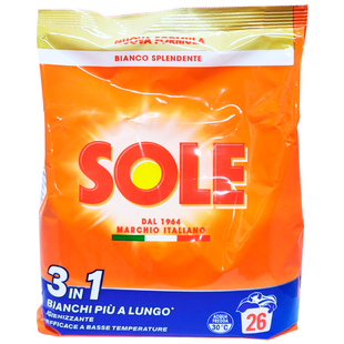 Пральний порошок універсальний SOLE lav.polv.bianco sp. lv26