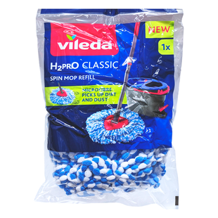 Змінна насадка для швабри VILEDA h2pro spin m.r bl 1 шт.