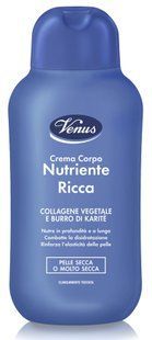 Крем для тіла живильний для сухої та дуже сухої шкіри VENUS crema corpo nutriente collagene 250 мл.