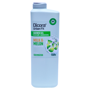 Гель для ванни та душу DICORA URBAN show.gel milk&melon 750 мл.