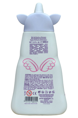 Гель-шампунь 2в1 для тела и волос дитячий AIR-VAL eau my unicorn s/g 2in1 400 мл.