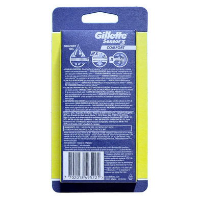 Бритва для бритья с неизменным лезвием GILLETTE sensor tre rasoi 3+2 u.g comfort